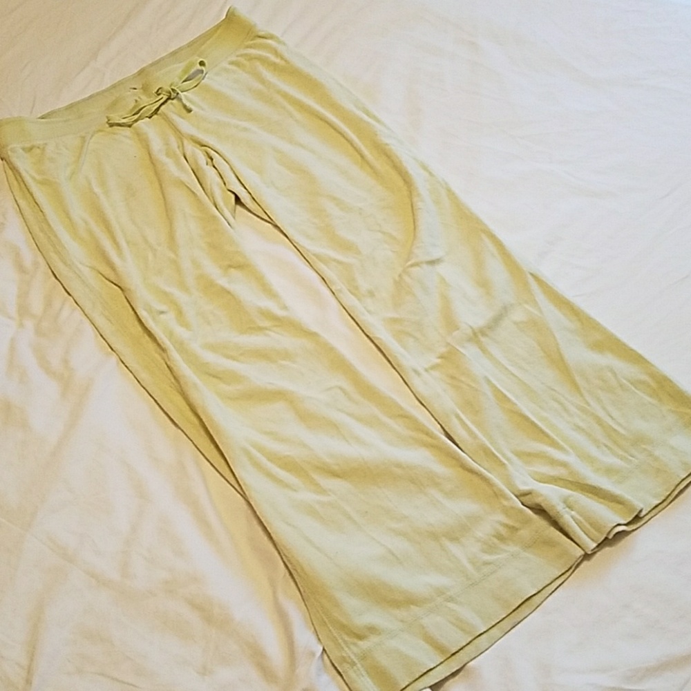 Hip hugging drawstring pajama pants - So